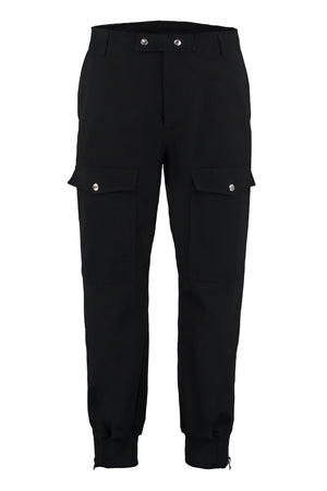 Maxi pockets cotton trousers-0