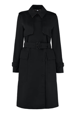 Gabardine trench coat-0