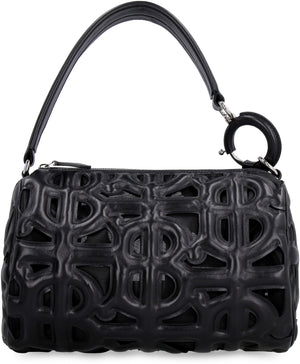 Rhombi quilted leather bag-1