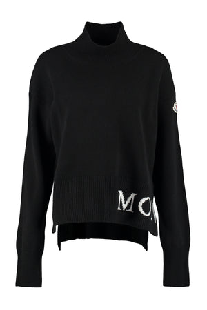 Wool and cachemire turtleneck pullover-0