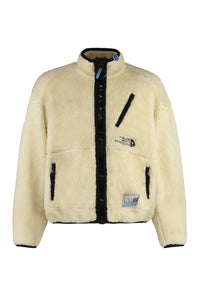 Fleece bomber jacket