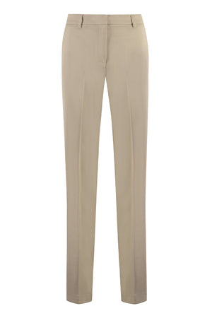 Stretch viscose trousers-0