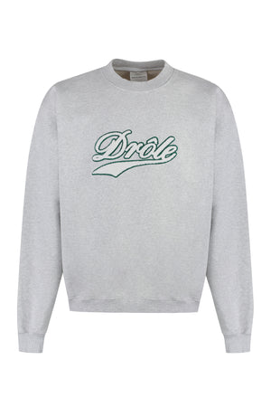 Cotton crew-neck sweatshirt-0