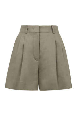 Linen shorts-0