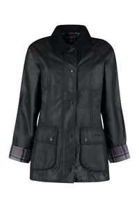 Beadnell coated cotton jacket