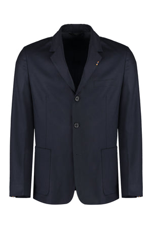 Wool-cashmere blend two-button blazer-0