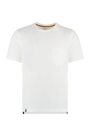 Cotton crew-neck T-shirt-0