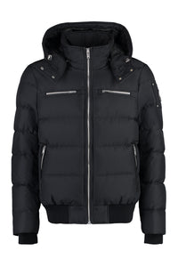 Cloud Hooded techno fabric down jacket