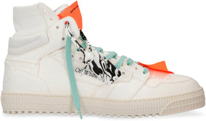 Off Court leather high-top sneakers-1