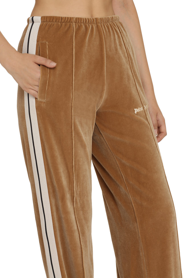 Buy Palm Angels Green & Orange Track Lounge Pants - Green White At 80% Off