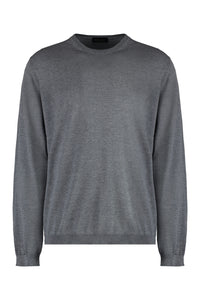 Wool crew-neck sweater