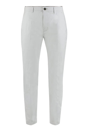 Prince stretch cotton trousers-0