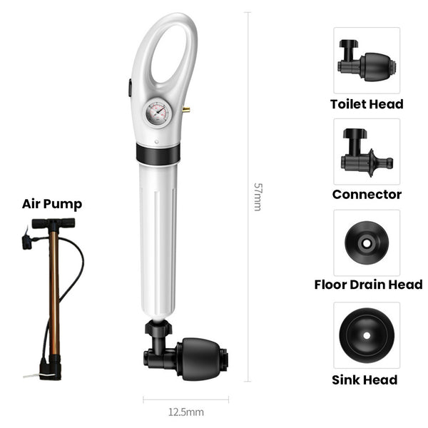 The Drain Blaster™ - Air Powered Plunger 