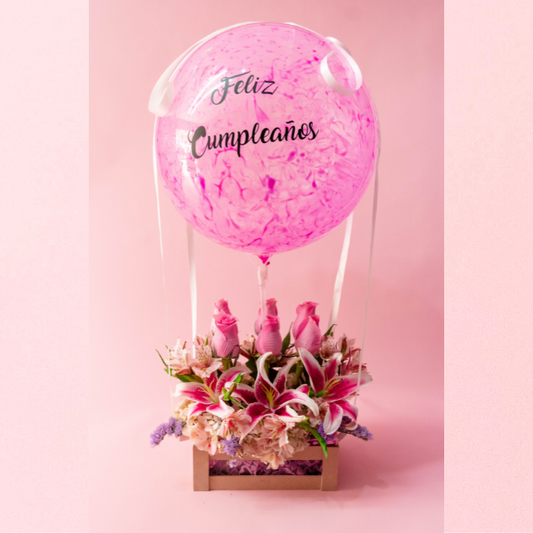 Globos metalizados - Arreglos florales en Lima y Callao