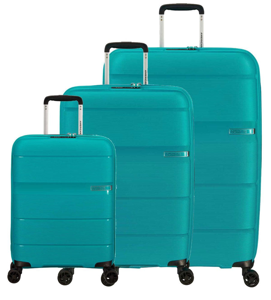 American Tourister LINEX koffertsett 3 deler Blue Ocean