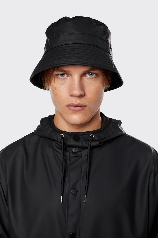 Rains Bucket Hat str L Black