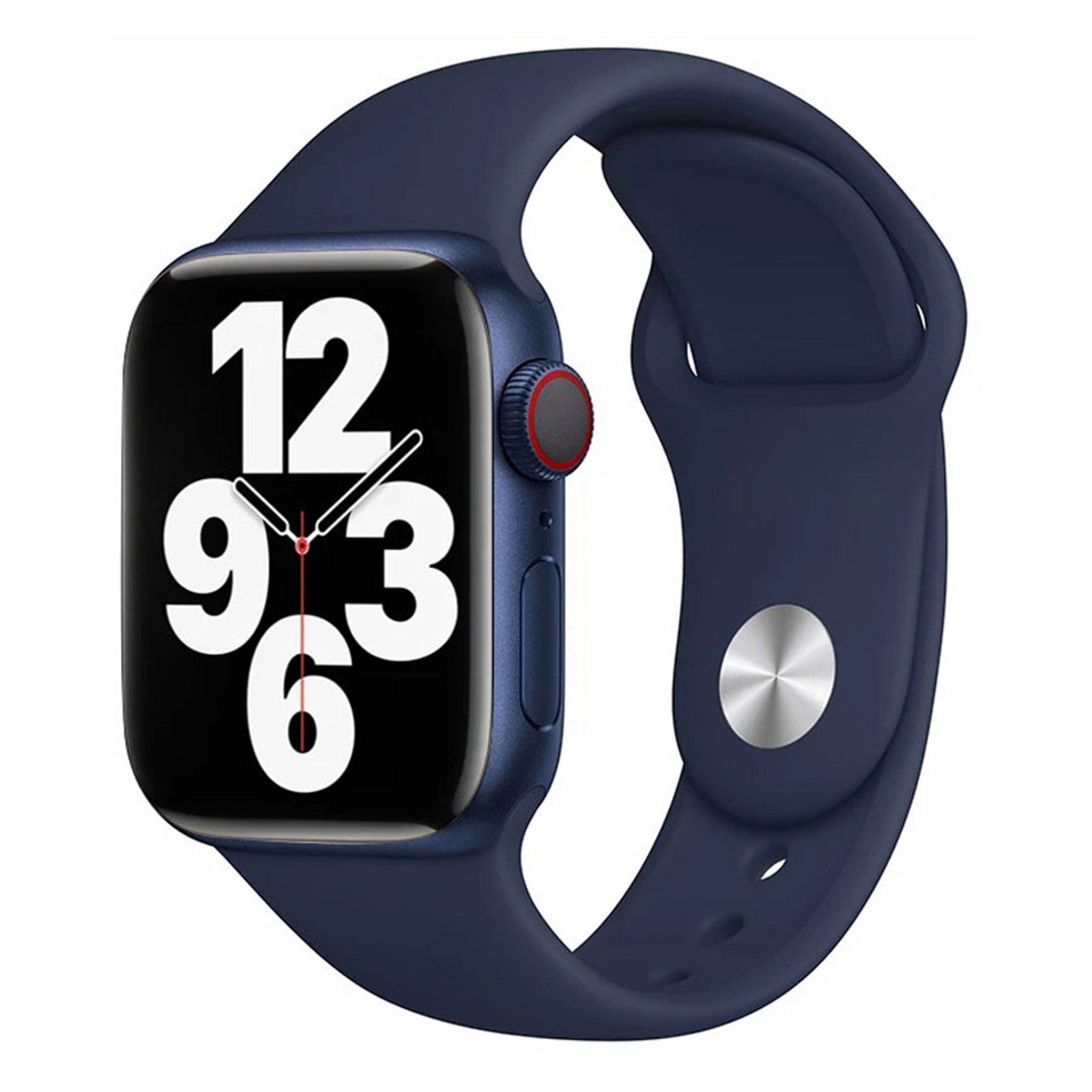 Se Lippa Apple Watch silikonerem 42/44/45/49, Navy Blå hos Lippa.dk