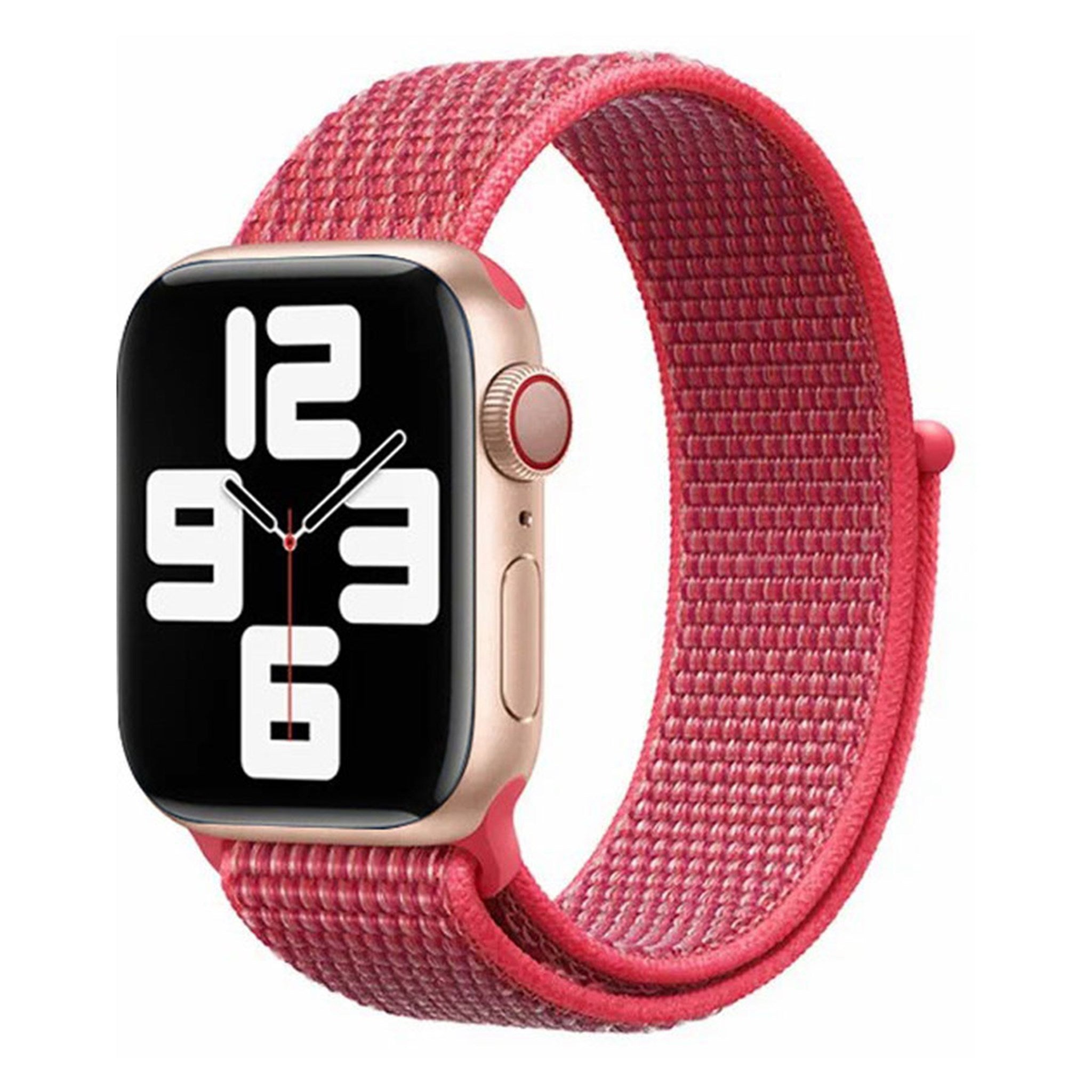 Billede af Lippa Apple Watch nylonrem 42/44/45/49, Rød