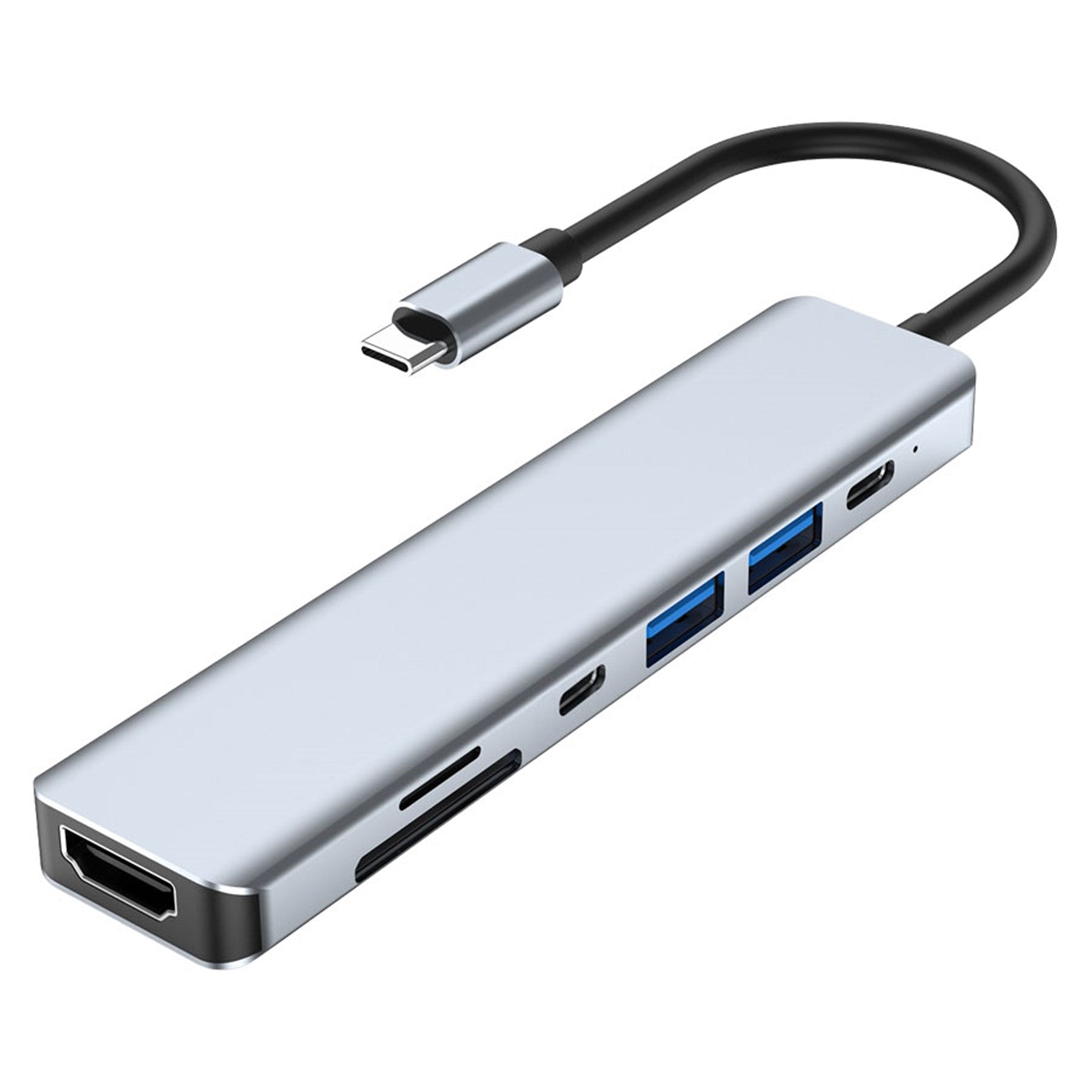 Billede af Lippa 7-i-1 87W USB-C PD 4K HDMI Hub hos Lippa.dk