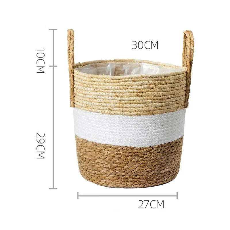 Japandi Serenity: Multifunctional Rattan Plant Pots for Zen Living - Product view 5