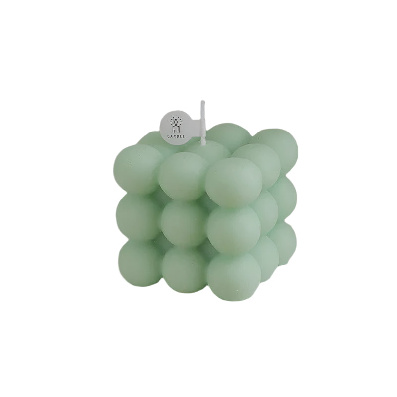 Puzzle & Fragrance: Rubik's Cube Candle Soy Wax! Fun & Fresh Scents