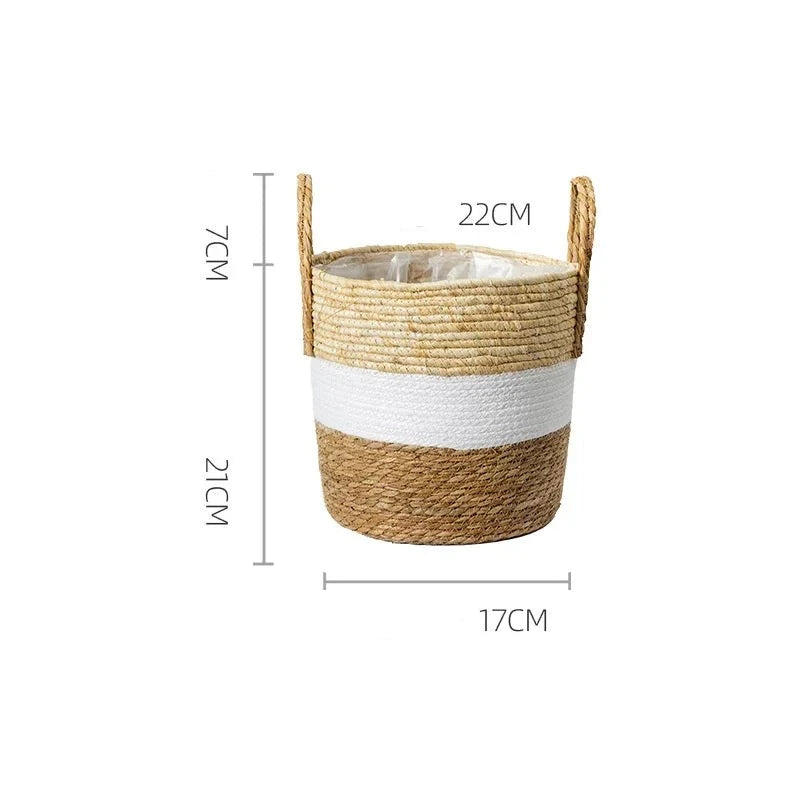 Japandi Serenity: Multifunctional Rattan Plant Pots for Zen Living - Product view 3