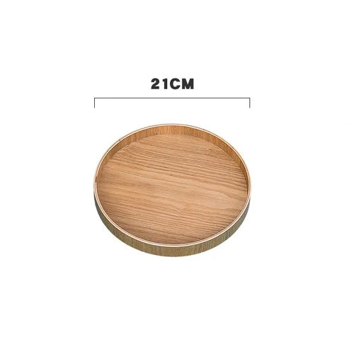 Wooden Round Serving Tray - Product view 7