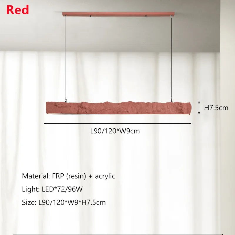 Natural Elegance: Wabi-Sabi LED Pendant Light - Product view 10