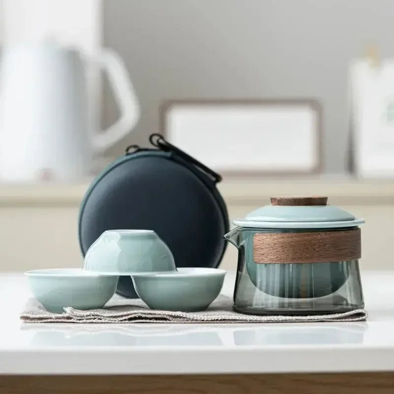 Household Tea Making Travel Kit with Portable Bag - Product view 4