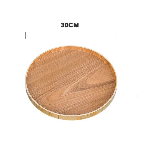 Wooden Round Serving Tray - Product view 4