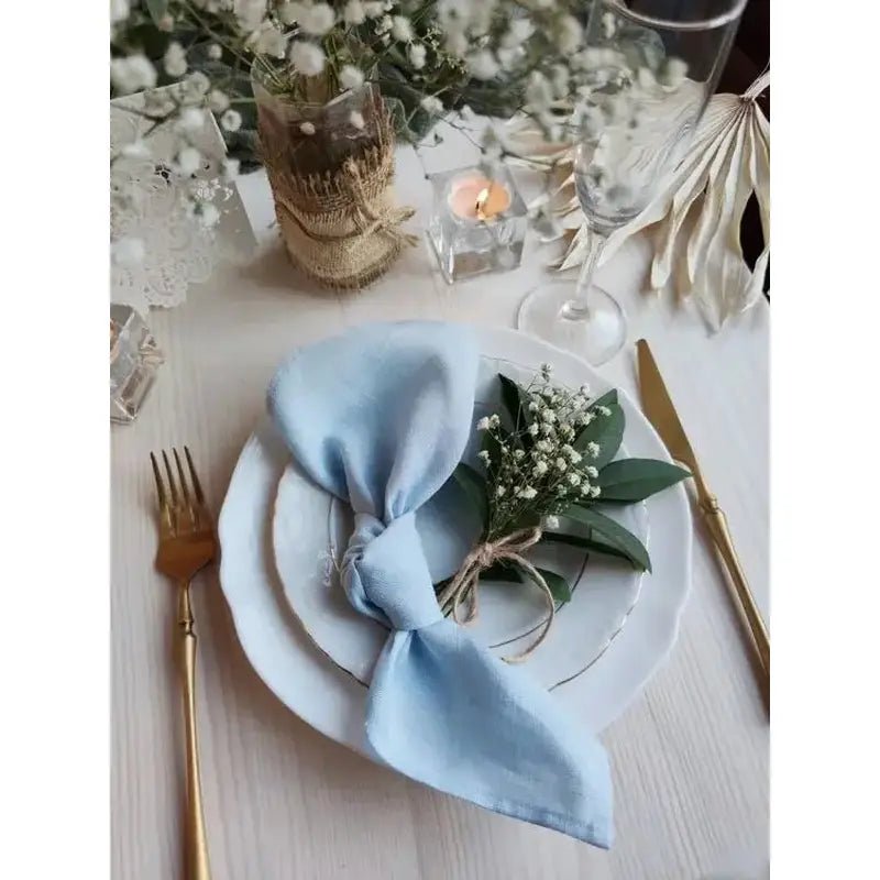Luxurious Linen Napkins 100% Natural! Elevate Every Table