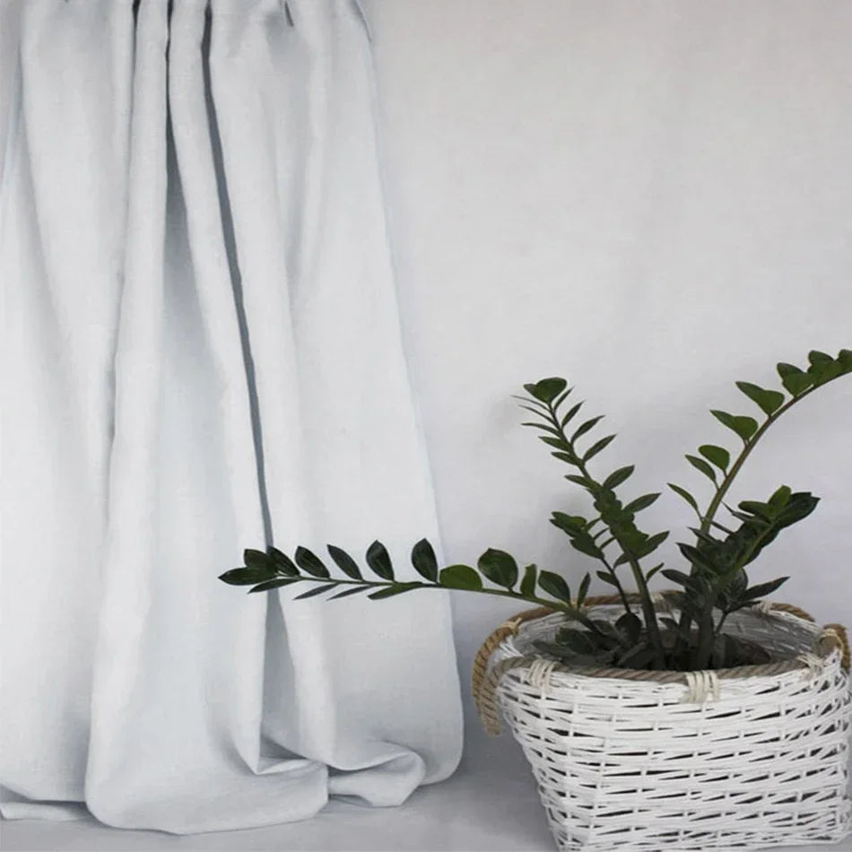 Stone Washed Linen Curtains for Living Room - Product view 3