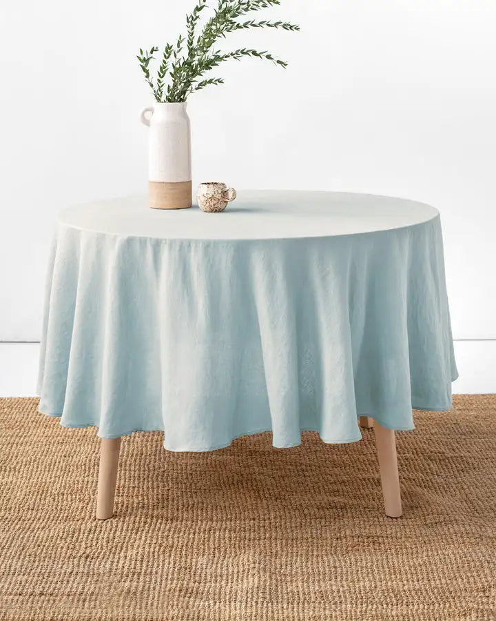 Washable Linen Tablecloth (Round): Elegant & Durable - Product view 7