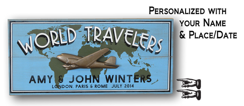 World traveler customized gift idea