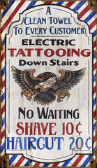 barber shop trade sign