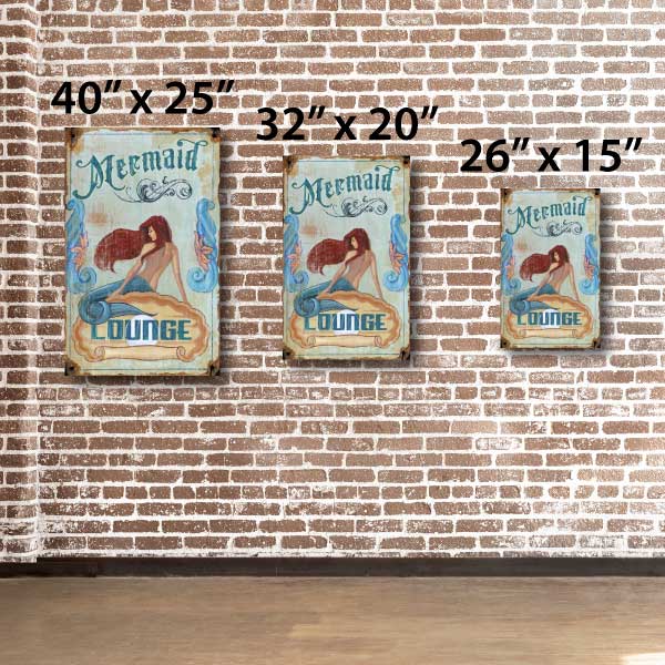 Personalized Deep Sea Charter Fishing Vintage Sign
