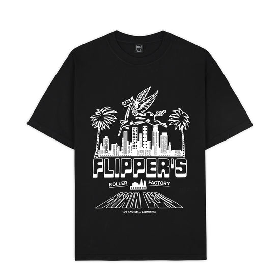 Brain Dead x Flippers Roller Factory T-shirt - Natural