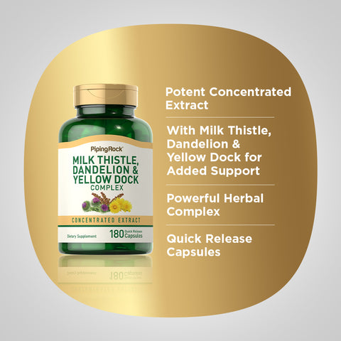 Nature's Trio: Exploring the Benefits of Milk Thistle, Dandelion & Yellow Dock