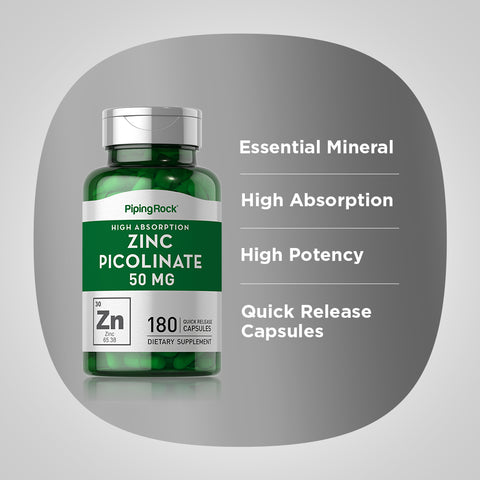 Why Piping Rock’s Zinc Picolinate is the Next Level Zinc Supplement