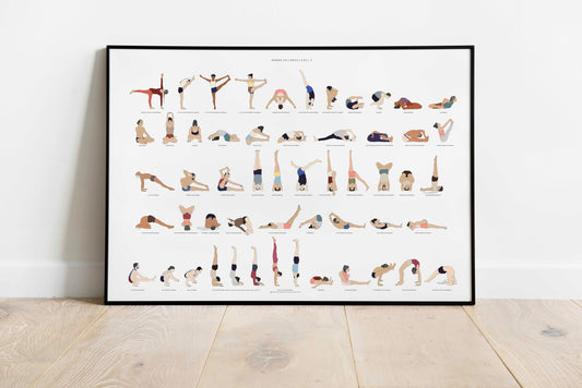 Sevjar Yoga Poster - Ashtanga Primary Series – Svejar Yoga Illustrations