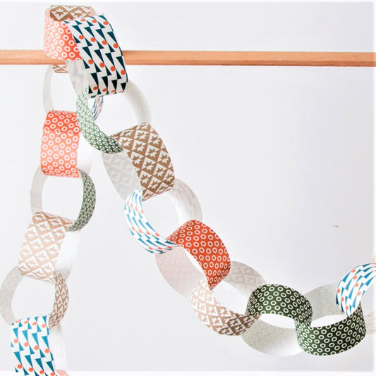 DIY ♡ How to make paper garland chain ♡ detailed tutorial 