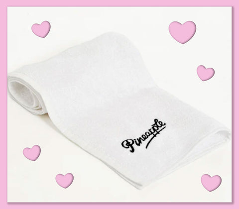 White Gym Towel by Pineapple