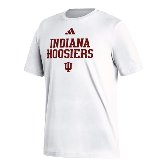 Men's Adidas #1 Crimson Indiana Hoosiers Team Swingman Basketball Jersey