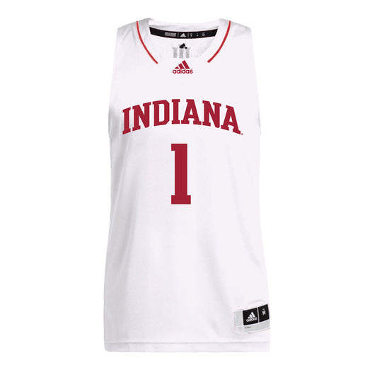 Men's adidas White Indiana Hoosiers Team Baseball Jersey