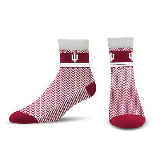 Hoosiers, Indiana Fuzzy Crew Slipper Socks