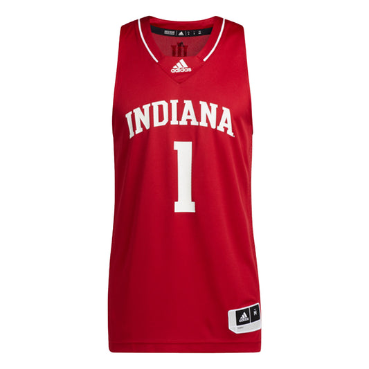 Indiana Hoosiers Adidas Swingman Cream Basketball Jersey / X-Large