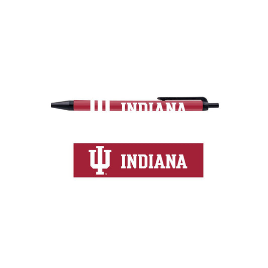 Indiana Hoosiers Carabiner Black Keychain