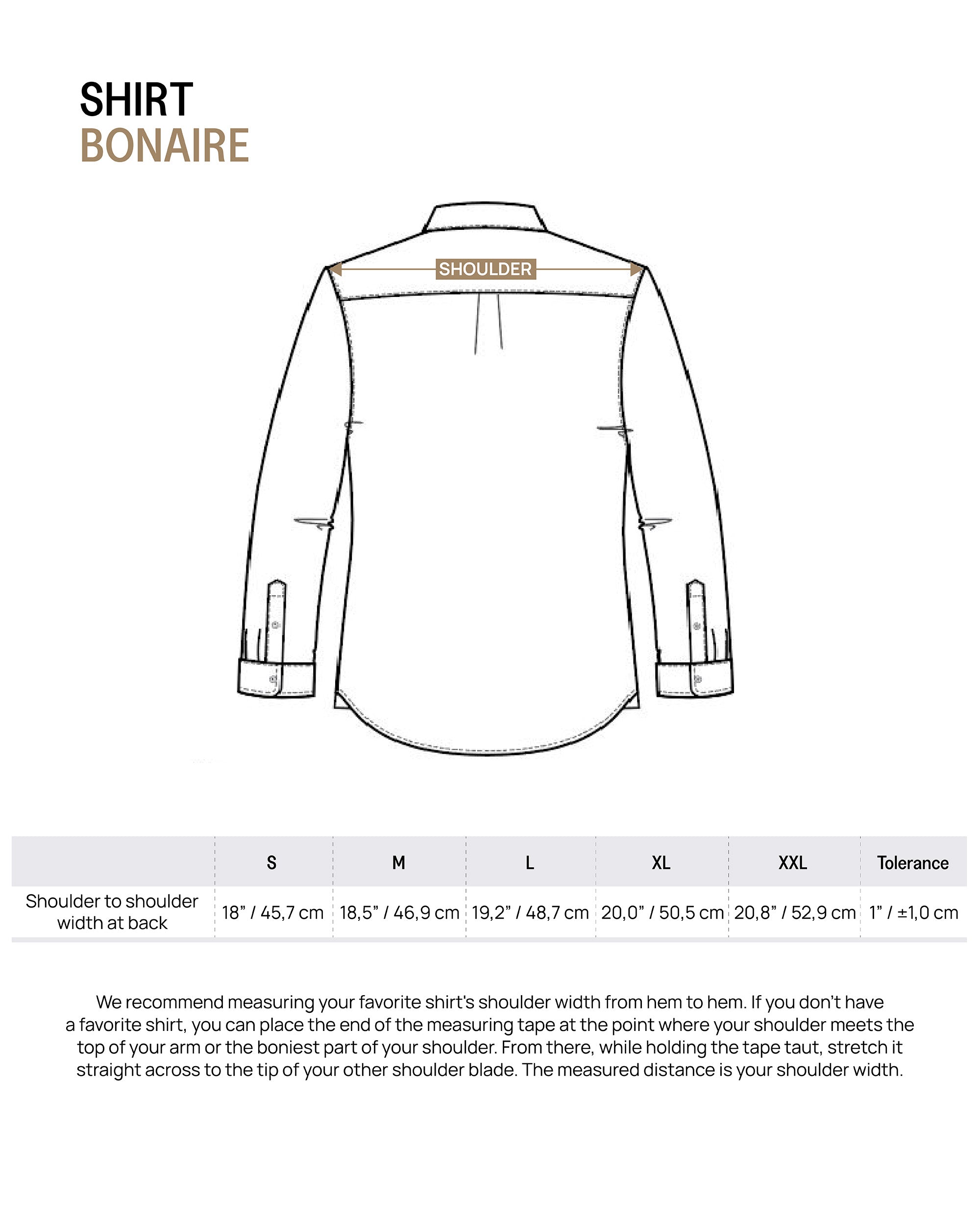 Size Guide BONAIRE - MagicLinen