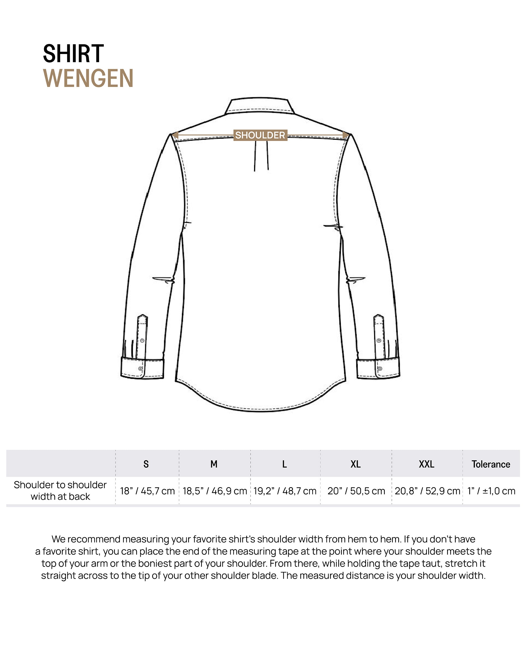 Size Guide WENGEN - MagicLinen