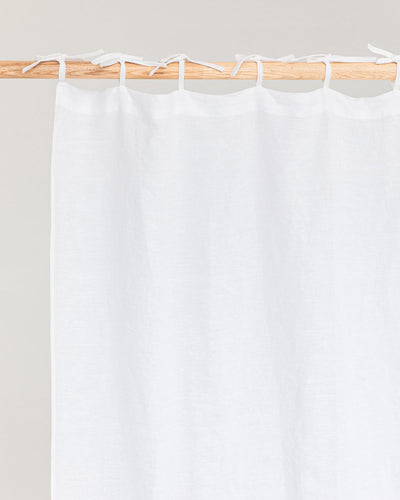 Linen Shower Curtain Panel